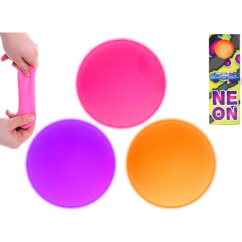 Dětský míč Mikro Trading Míček strečový 5cm neonové barvy 3ks v krabičce Barvy: růžová