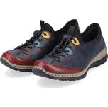 Dámské polobotky N3271-35 Rieker modré Barva: blau kombi, Velikost: 38