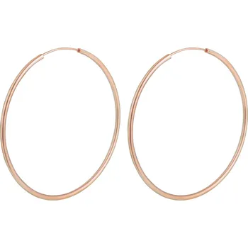 Náušnice Olivie Stříbrné 5cm KRUHY ROSE 7091 Ag 925; ≤4,9 g.