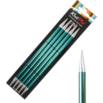 Jehlice KnitPro Zing ponožkové jehlice 20cm 8mm (KnitPro Zing Double Pointed Needles 20cm 8mm)