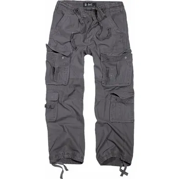 Pánské kalhoty kalhoty pánské BRANDIT - Pure Vintage Trouser Anthracite - 1003/5 - 5XL