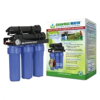 vodní filtr GrowMax Water Reverzní osmóza Mega Grow - 1000 l/den (Reverzní osmóza Megagrow1000 eliminuje až 99% chlóru, 95% solí a těžkých kovů i další nečistoty. Stabilizuje pH. Výkon 1000L/den)