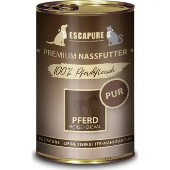 Krmivo pro psa ESCAPURE koňské PUR 6 × 400 g