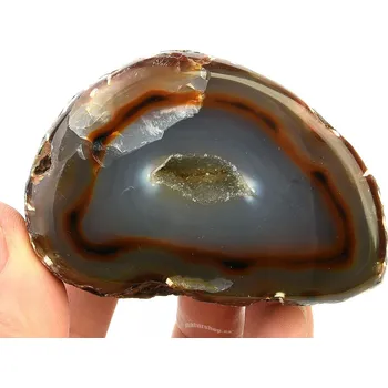 Přírodní kámen Achát geoda s dutinou 197 g