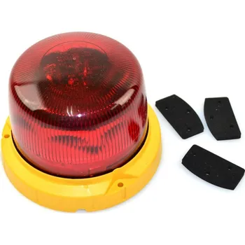 Pracovní světlo Otočný maják LED 9-30V - červený - pevná montáž - HELLA 2XD012480-311 (HELLA 2XD012480-311)