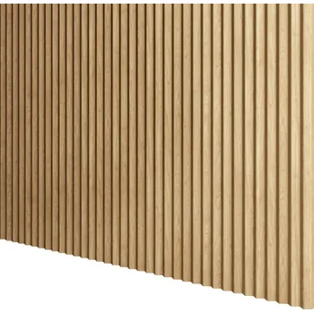 Obklad Lamele 3D Lamely MIKRO - DUB PŘÍRODNÍ, 120 x 18 x 2750 mm