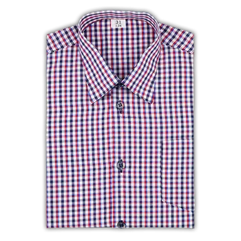 Chlapecká košile Chlapecká košile MIK7 červenomodré káro