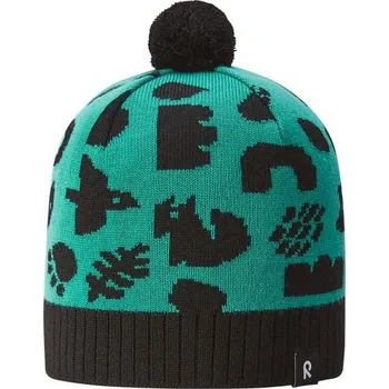 Čepice REIMA dětská zimní čepice Kuviot Dark Aqua - 48/50 cm