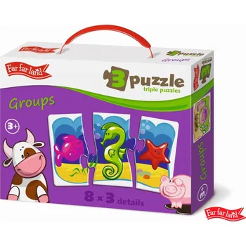 Far Far Land Puzzle trojice skupinky 8 obrázků