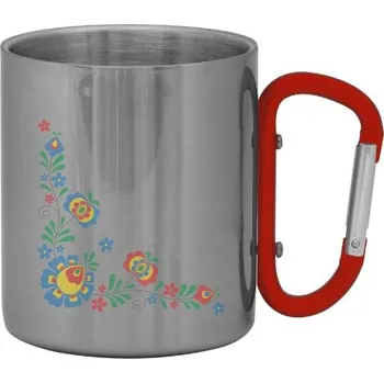 T-shock Hrnek nerez s karabinou s potiskem folklór - turista