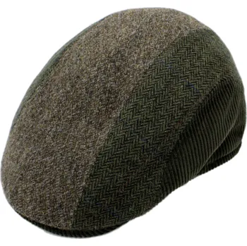 Čepice Fiebig - Headwear since 1903 Zimní zelená pánská bekovka od Fiebig - Driver Cap Fiebig Velikost: 59 cm (L)
