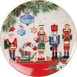 Dezertní porcelánový vánoční talířek s Louskáčky - Ø 21*2 cm
