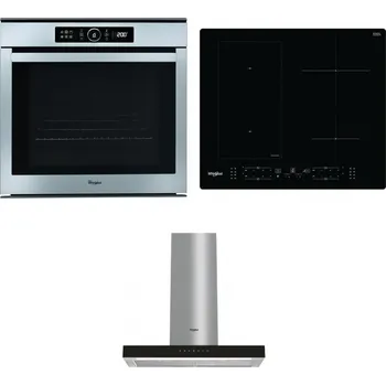 Set domácích spotřebičů WHIRLPOOL ABSOLUTE AKZM 8480 IX + WHIRLPOOL WL B8160 NE + WHIRLPOOL WHBS 62F LT K