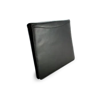 Kancelář Arwel Kožená zipová klasická spisovka A4 - česká výroba; černá