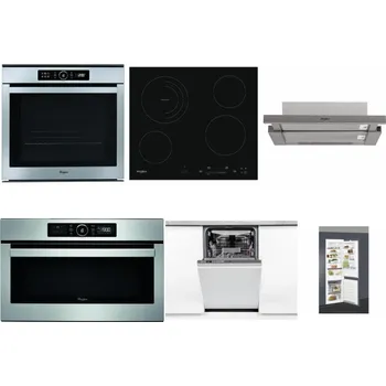 Set domácích spotřebičů WHIRLPOOL ABSOLUTE AKZM 8480 IX + WHIRLPOOL AKT 8900 BA + WHIRLPOOL AKR 5390/1 IX + WHIRLPOOL ABSOLUTE AMW 730 IX + WHIRLPOOL WSIO 3O34 PFE X + WHIRLPOOL ART 66112