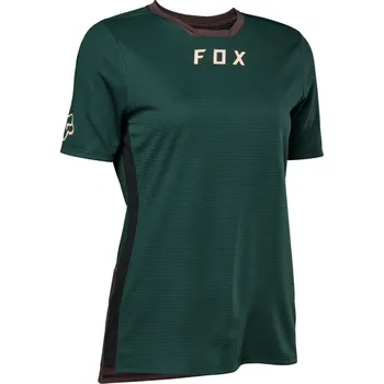 cyklistický dres Dámský dres - FOX W Defend Ss Jersey 2022 - Emerald S