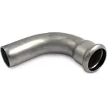 INAIRCOM Koleno 90° 108x108mm i/a INOX PRESS