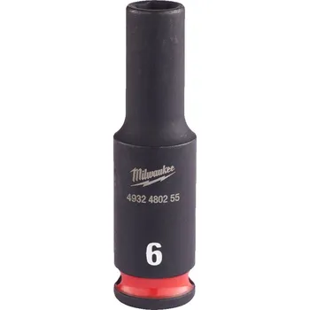 Gola hlavice MILWAUKEE Průmyslové hlavice Shockwave 1/4" HEX 6mm dlouhé
