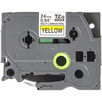 Tiskárna Brother TZE-SL651, žlutá/černá, 24mm, samolaminovací
