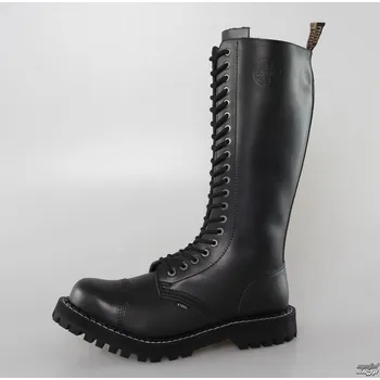 Pánská zimní obuv boty kožené dámské - - STEEL - 139/140-Black - 41