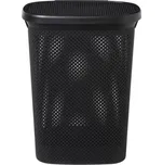 Koš na použité prádlo 60l, 35x45cm, výška 58cm, černý, plast