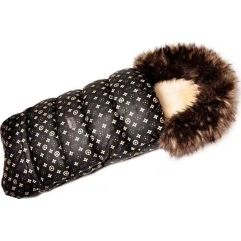 Fusak JASMINE Zimní fusak Golden černý se vzorem