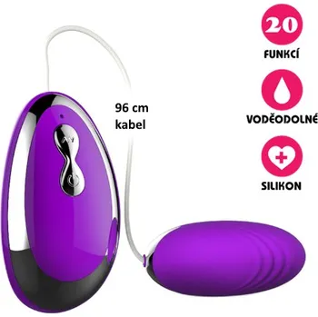 VšeNaSex.cz Vibrační vajíčko Silicone Egg fialové