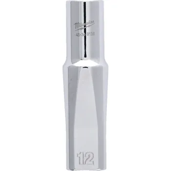 Ruční nářadí MILWAUKEE 1/2" Chromovaný prodloužený nástrčný klíč metrický 12 mm