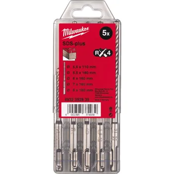 Příslušenství k nářadí MILWAUKEE Sada vrtáků MX4 ∅5,5/115 ;∅5,5;6,7,8/165 mm, 5ks