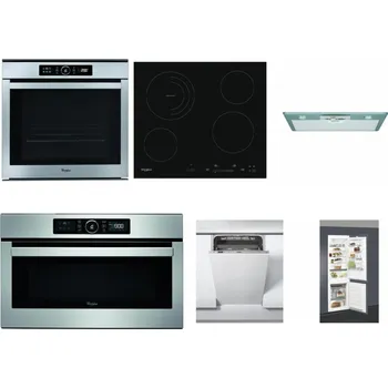 Set domácích spotřebičů WHIRLPOOL ABSOLUTE AKZM 8480 IX + WHIRLPOOL AKT 8900 BA + WHIRLPOOL AKR 650/1 IX + WHIRLPOOL ABSOLUTE AMW 730 IX + WHIRLPOOL WSIC 3M27 C + WHIRLPOOL ART 66112