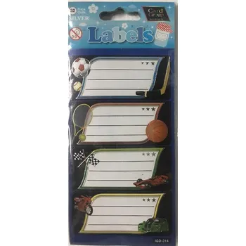 samolepka Samolepky etikety kluci /32