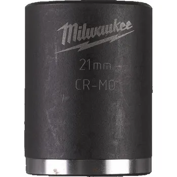 Gola hlavice MILWAUKEE Průmyslová hlavice Shockwave 3/8" HEX 21mm, krátká