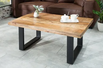 Konferenční stolek Invicta Thor Dekorhome 100 x 46 x 60 cm přírodní dřevo