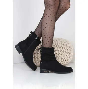 Dámské kozačky Ctogo GOGO Semišové nízké kozačky SG-618B Velikost: 36