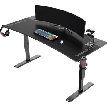 Hodiny Ultradesk herní stůl Cruiser - černý