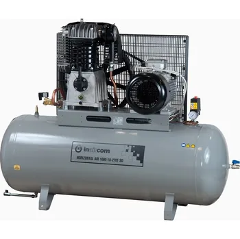 Kompresor INAIRCOM Stacionární pístový kompresor 7,5 kW Horizontal Air 1080-10-270T-SD