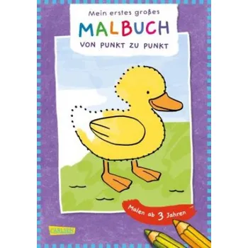 První čtění Mein erstes großes Malbuch: Punkt zu Punkt – Eva Muszynski (DE)