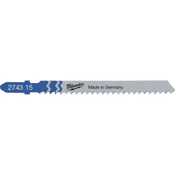 Pilový plátek MILWAUKEE Pilový plátek do přímočaré pily 75 x 3 mm T 127 D (5 ks)