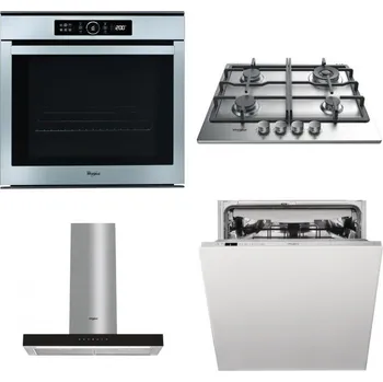 Set domácích spotřebičů WHIRLPOOL ABSOLUTE AKZM 8480 IX + WHIRLPOOL TKRL 661 IX EU + WHIRLPOOL WHBS 62F LT K + WHIRLPOOL WIC 3C33 PFE