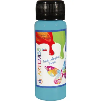 Výtvarná barva ARTEMISS Hobby mat acrylová barva 70g Odstín: tyrkysová 045