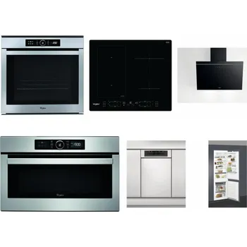 Set domácích spotřebičů WHIRLPOOL ABSOLUTE AKZM 8480 IX + WHIRLPOOL WL B8160 NE + WHIRLPOOL AKR 62F LT K + WHIRLPOOL ABSOLUTE AMW 730 IX + WHIRLPOOL WSBO 3O34 PF X + WHIRLPOOL ART 66112