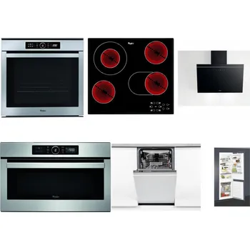 Set domácích spotřebičů WHIRLPOOL ABSOLUTE AKZM 8480 IX + WHIRLPOOL AKT 8190/BA + WHIRLPOOL AKR 62F LT K + WHIRLPOOL ABSOLUTE AMW 730 IX + WHIRLPOOL WSIO 3O34 PFE X + WHIRLPOOL ART 65031