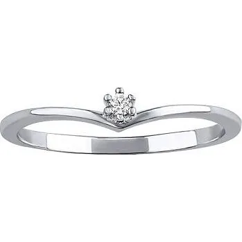 Prsten Stříbrný prsten Delilah s Brilliance Zirconia velikost obvod 50 mm DCC08038RW-obvod 50 mm