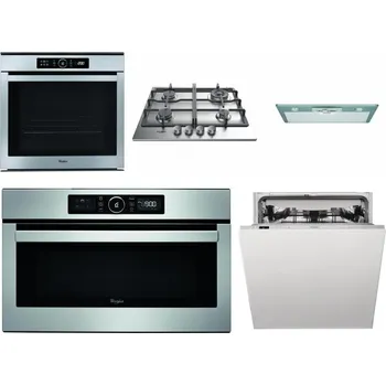 Set domácích spotřebičů WHIRLPOOL ABSOLUTE AKZM 8480 IX + WHIRLPOOL TKRL 661 IX EU + WHIRLPOOL AKR 650/1 IX + WHIRLPOOL ABSOLUTE AMW 730 IX + WHIRLPOOL WIC 3C33 PFE