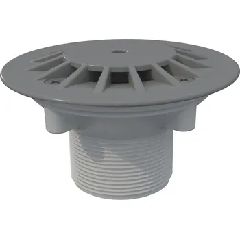 Astralpool dnová recirkulační i sací tryska regulovatelná, barva světle šedá (RAL7004), pro betonové bazény bez fólie