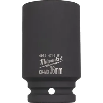 Gola hlavice MILWAUKEE Průmyslová hlavice Shockwave 3/4" HEX 36mm, prodloužená