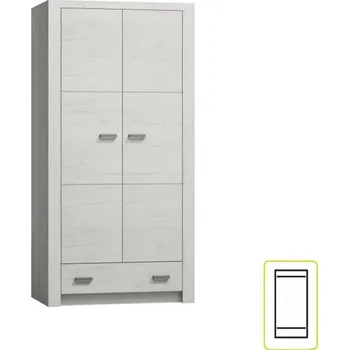 Šatní skříň Tempo Kondela Inneas 01 (jasan bílý)