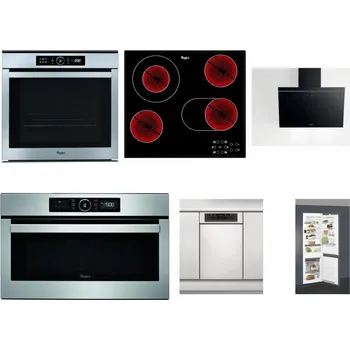 Set domácích spotřebičů WHIRLPOOL ABSOLUTE AKZM 8480 IX + WHIRLPOOL AKT 8190/BA + WHIRLPOOL AKR 62F LT K + WHIRLPOOL ABSOLUTE AMW 730 IX + WHIRLPOOL WSBO 3O34 PF X + WHIRLPOOL ART 66112