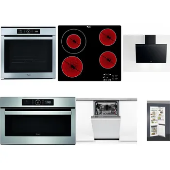 Set domácích spotřebičů WHIRLPOOL ABSOLUTE AKZM 8480 IX + WHIRLPOOL AKT 8130/NE + WHIRLPOOL AKR 62F LT K + WHIRLPOOL ABSOLUTE AMW 730 IX + WHIRLPOOL WSIO 3O34 PFE X + WHIRLPOOL ART 66112