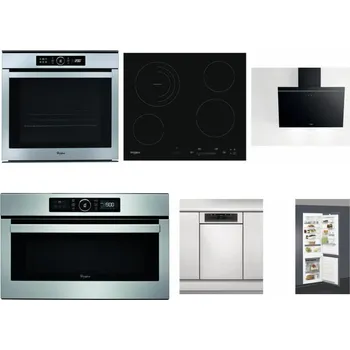 Set domácích spotřebičů WHIRLPOOL ABSOLUTE AKZM 8480 IX + WHIRLPOOL AKT 8900 BA + WHIRLPOOL AKR 62F LT K + WHIRLPOOL ABSOLUTE AMW 730 IX + WHIRLPOOL WSBO 3O34 PF X + WHIRLPOOL ART 66112